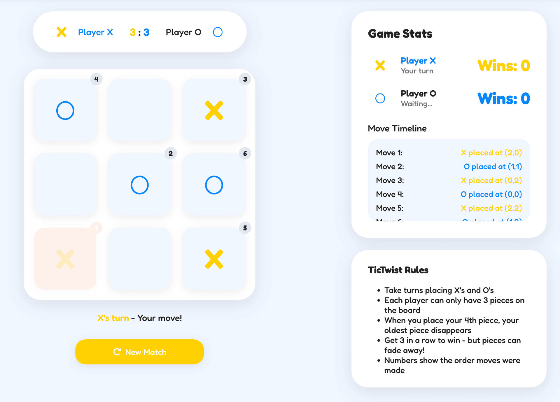 TicTwist Desktop Game Screenshot