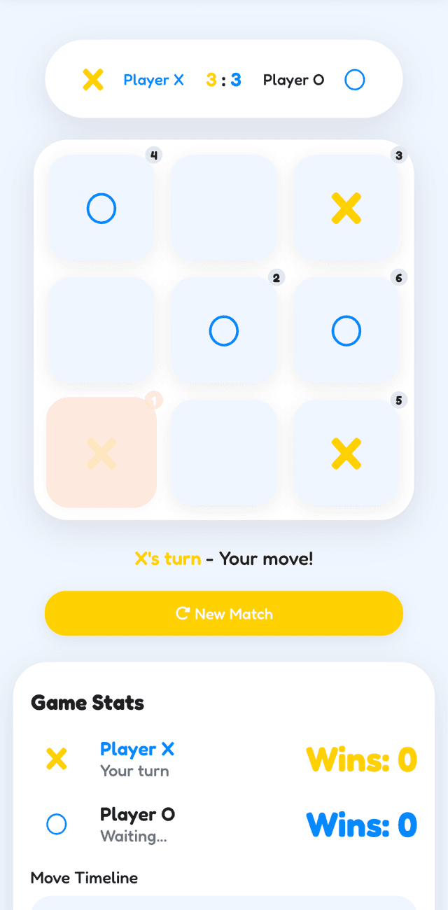 TicTwist Mobile Game Screenshot